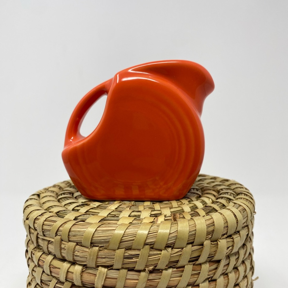 Fiesta Mini Disc Pitcher Poppy